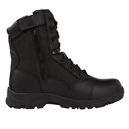 KS Men’s Side Zip Work Boots 10 D(M) US, 1587BLK | Tactical-Gear-Supply.com