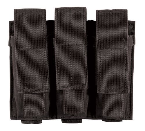 Voodoo Tacticalpistol Triple Mag Pouch, Black | Tactical-Gear-Supply.com